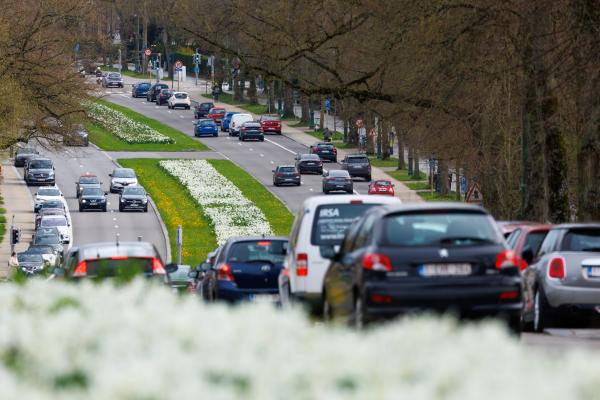 Car traffic in Belgium